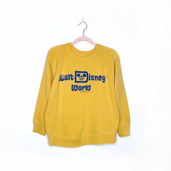 Disney Tops - ⚡️SOLD⚡️ vintage 70's rare walt disney world gusset sweatshirt - size small